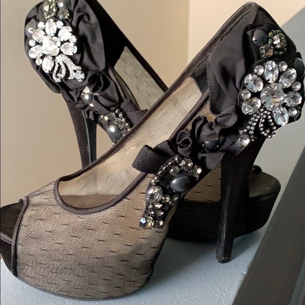 Jeweled Heels